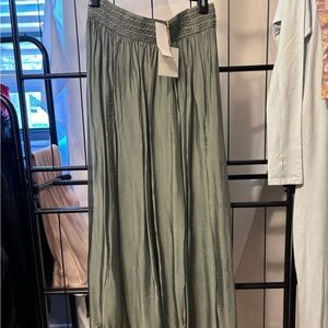 😍NWT Belle France Green Maxi Skirt size Large